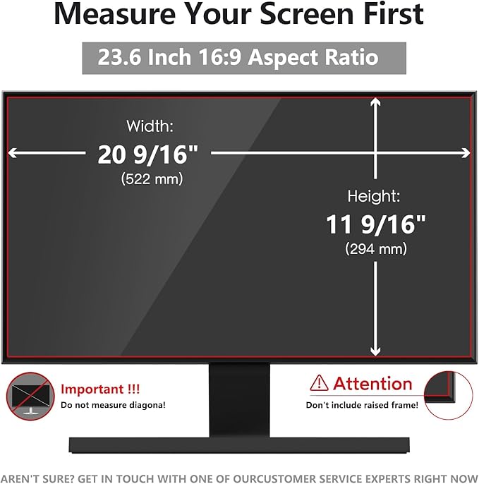 23.6 Inch Computer Privacy Screen Shield - Image 2