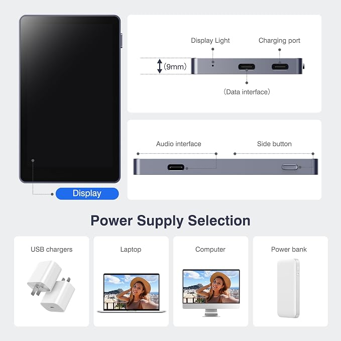 Vlog Selfie Monitor Screen, Magnetic Phone Vlog Selfie Monitor Screen 4K 60fps - Image 9