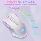 Redragon Wireless Gaming Mouse, Tri-Mode 2.4G/USB-C/Bluetooth Mouse Gaming - Image 3