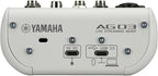 Yamaha AG03MK2 White 6-Channel Live Streaming Loopback Mixer/USB Interface - Image 6