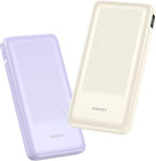 2-Pack 10000mAh Power Bank Fast Charging, 22.5W Compact USB C Portable Charger by Ansody