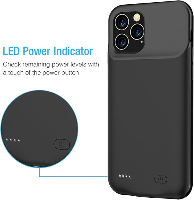 Battery Case for iPhone 11 Pro Max, 10000mAh Ultra Thin Portable Protective - Image 2