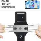 Wristband Phone Holder for Running, 360°Rotation & Detachable Sports Armband - Image 2