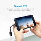 USB C to USB 3.0 Adapter, USB C Male to USB Female OTG Cable Thunderbolt3 to - Image 3
