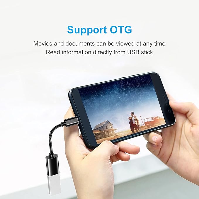 USB C to USB 3.0 Adapter, USB C Male to USB Female OTG Cable Thunderbolt3 to - Image 3