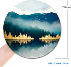 Mouse Pad, Round Personalized Computer Mouse Pads - Image 2