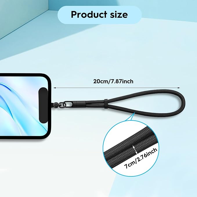 Hand Wrist Strap Lanyard, Universal Cell Phone Lanyard Patch Rotatable 360° - Image 5