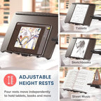 LEVO G2 Deluxe Adjustable Laptop Stand – Rolling Computer Desk & Ergonomic Table - Image 6