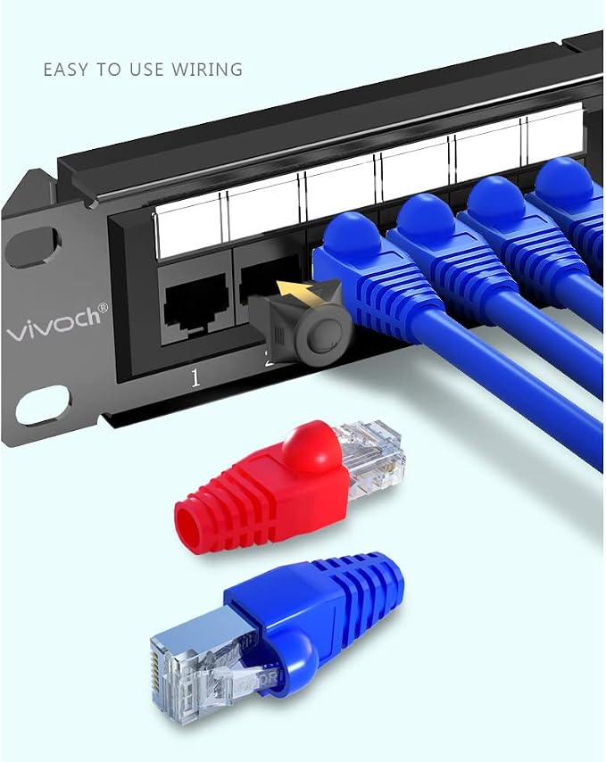 50 Pcs Cat5 Cat5E Cat6 Strain Relief Boot, RJ45 Plug Connector Cover Modular - Image 4