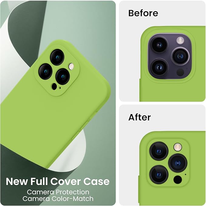 FireNova for iPhone 14 Pro Case, Silicone Upgraded Phone Case with, Soft - Image 3