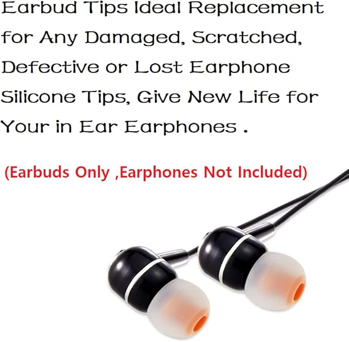 Earbuds Replacement Tips Silicone Earbud Tips Ear Gels Fit - Image 5