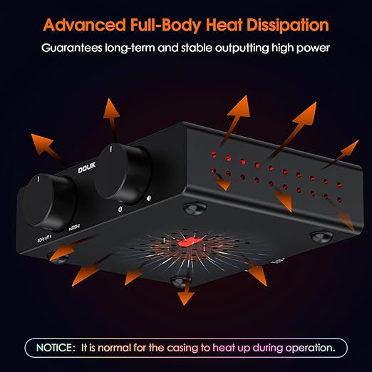 Douk Audio A5 2 Channel TPA3255 Stereo Amp, 300 Watts x2 Mini Hi-Fi Audio Power - Image 5