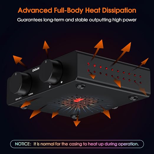 Douk Audio A5 2 Channel TPA3255 Stereo Amp, 300 Watts x2 Mini Hi-Fi Audio Power - Image 7