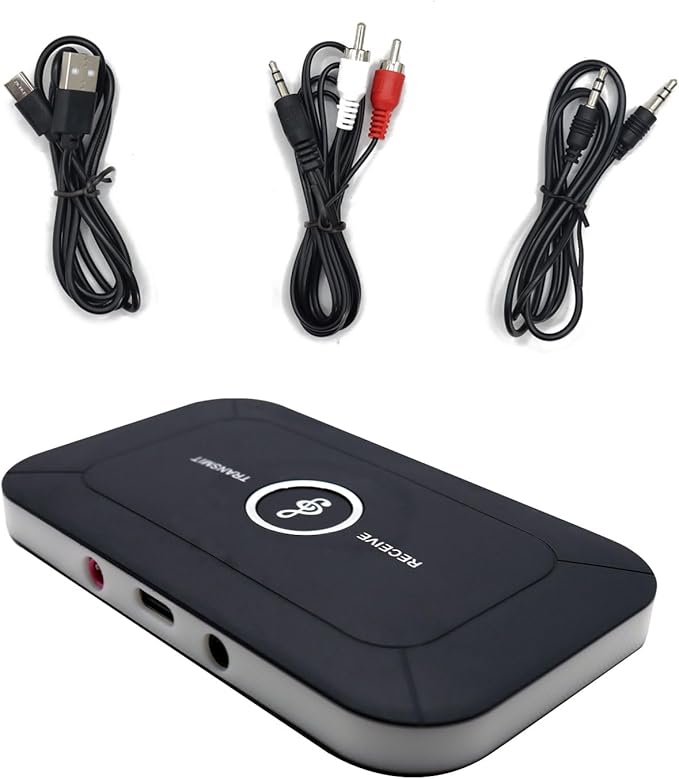 Bluetooth Audio Transmitter Receiver, 2 in 1 Bluetooth 5.3 Adapter by Unknown