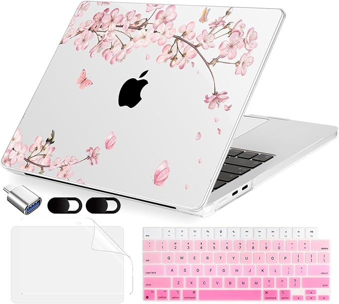 Compatible with MacBook Air 15 inch Case, M4 A3241/M3 A3114/M2 A2941, Hard Shell by MecBevia