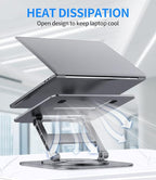 Adjustable Laptop Stand with 360 Rotating Base, Stable Computer Stand - Image 5
