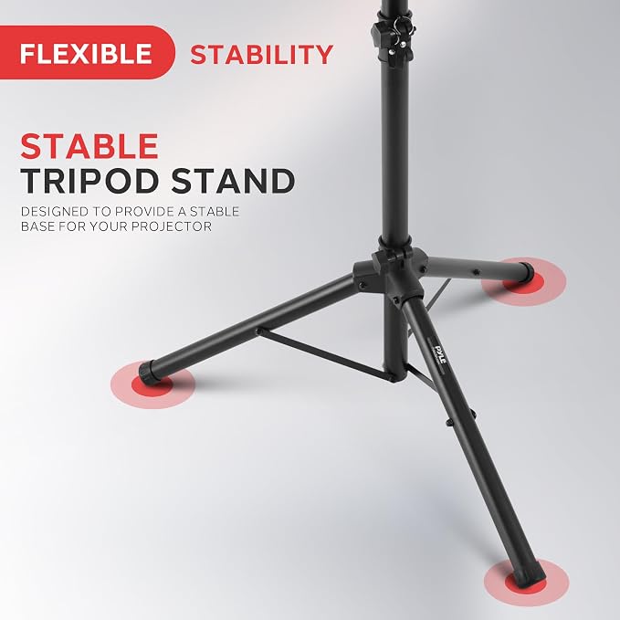 Pyle Universal Projector Stand – Adjustable Tripod - Image 5