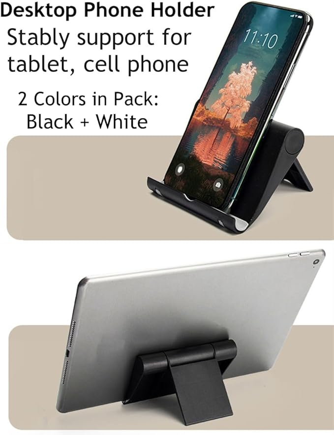 Adjustable Foldable Cell Phone Stand - Image 2