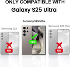 Korecase for Galaxy S25 Ultra Camera Lens Protector, 9H Tempered Metal Glass - Image 2