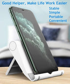 Cell Phone Stand for Desk 2 Pack Mobile Phone Holders Desktop Tablet Stand - Image 6