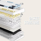 EPOMAKER x Aula F75 Gasket Mechanical Keyboard, 75% Wireless Hot Swappable - Image 6