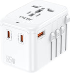 VYLEE Travel Plug Adapter, 65W Fast GaN Travel Charger, International Plug by VYLEETechnologyLLC