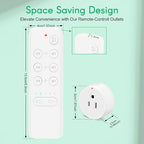 NineLeaf Remote Control Outlets, Wireless Remote Control Outlet, Remote Control - Image 8