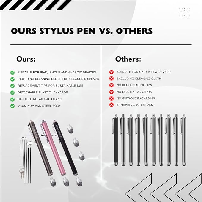 The Friendly Swede Mesh Tip Stylus Pen - Image 9