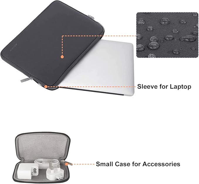 MOSISO Laptop Case 13 inch, 13 inch Laptop Sleeve Bag Compatible - Image 2