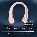 Portable Neck Fan, Hands Free Bladeless Fan, 360° Cooling Personal Fan - Image 5