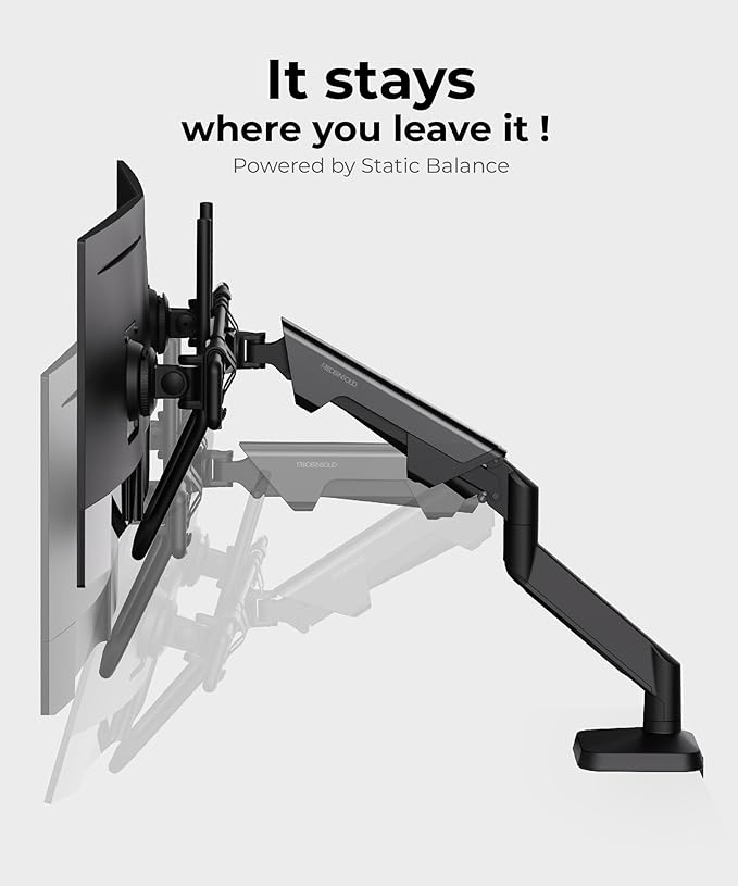 Dual Monitor Arm Desk Mount - Image 4