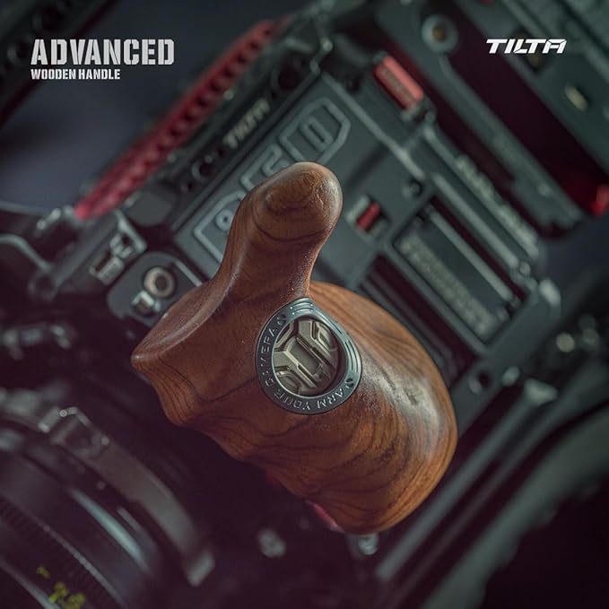 Tilta Advanced Left Side Wooden Handle | Black Walnut Wood & Aluminum Alloy - Image 3