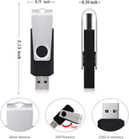 TOPESEL 50PCS 4GB Bulk USB 2.0 Flash Drive Swivel Memory Stick Thumb Drives Pen - Image 8