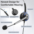 Wantek Headset with Microphone for PC Wired Headphones 3.5mm Headsets with - Image 5