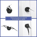 Yookeer 12 Pcs Magnetic Zip Tie Mount Base Black Magnetic Cable Clips Wire - Image 6