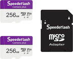 Micro SDXC Memory Card 256GB 2 Pack, Speederlash Camera Plus TF Card by Speederlash