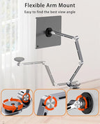 Magnetic Tablet Stand for Desk Aluminum Alloy Phone iPad Desk Holder Overhead - Image 3