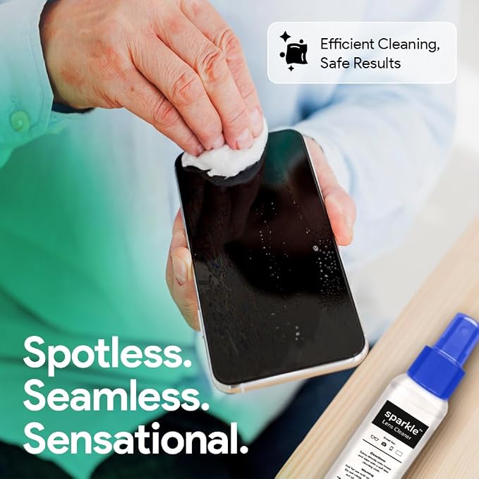 Sparkle Anti-Reflective Lens Cleaner Spray kit | 1oz Glasses Cleaner Spray + - Image 6