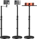 AMADA HOMEFURNISHING Height Adjustable Projector Stand 32"-47", Projector Floor by AMADAHOMEFURNISHING