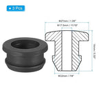 PATIKIL 22mm / 7/8 Inch Drill Hole, 11/16 Inch ID Rubber Grommets - Image 2