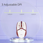 Uciefy V19 Wireless Mouse, 2.4GHz Rechargeable Mouse LED - Image 6