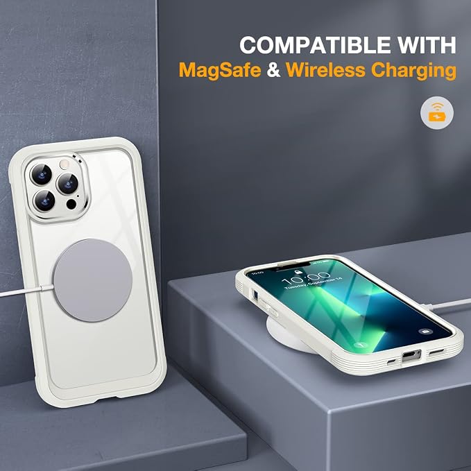 Miracase Glass Case for iPhone 13 Pro Max 6.7 inch, Upgrade Full-Body Clear - Image 6
