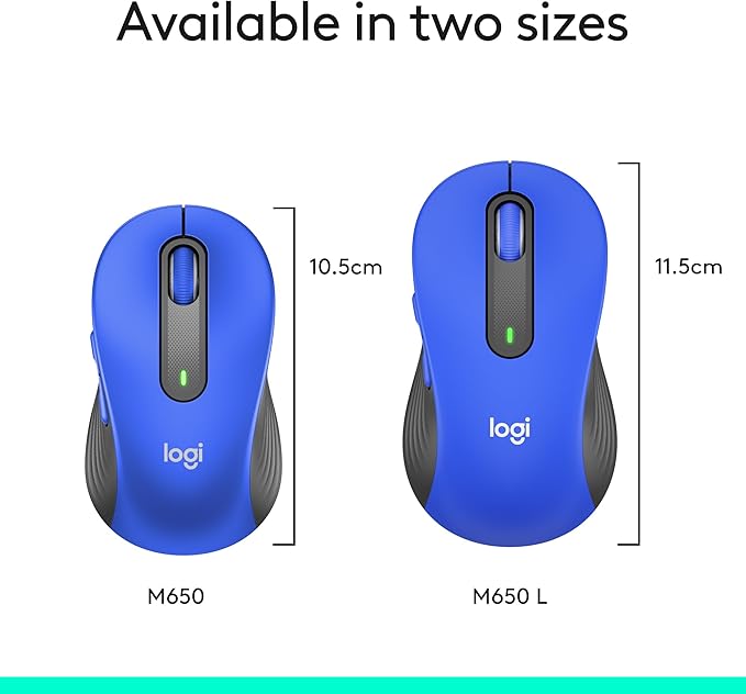 Logitech Wireless Mouse Signature M650 L Full Size - Image 10
