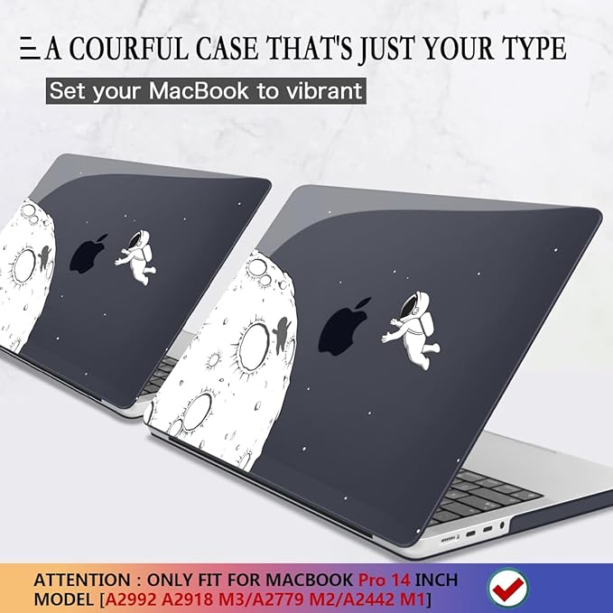 CISSOOK Case for MacBook Pro 14 Inch M4 M3 M2 M1 Chip 2024 2023 2022 2021 - Image 3