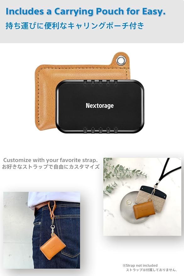 Nextorage Japan 1TB USB3.2 Gen2 Poratable SSD NX-P2SE sereis Type-C Compact and - Image 6