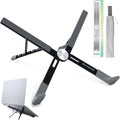 BELLEMOND | X-Shape Laptop Stand – Adjustable Aluminum Riser, 5 Height Levels by BELLEMONDMadeinJapan
