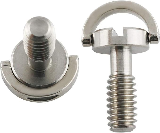 E-outstanding D Ring Hinged Screw 2PCS 1/4-20 Thread D-Ring Stainless Steel - Image 4