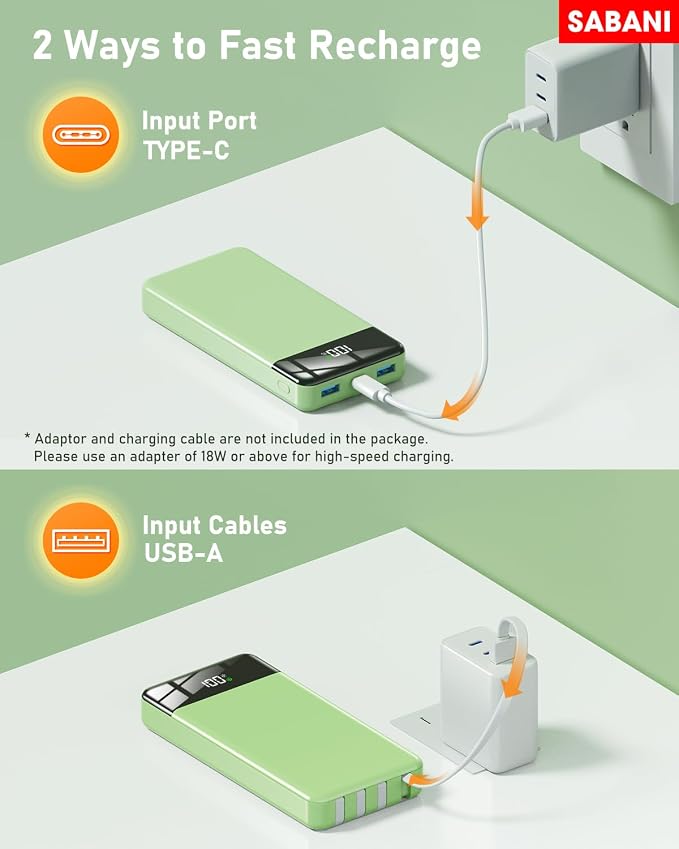 SABANI Portable Charger 35000mAh Power Bank - Image 6
