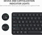 Rapoo 9010M Multi-Device Keyboard and Mouse Combo, 2.4GHz/Bluetooth 5.0/4.0 - Image 7