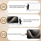 Marble Silicone Beaded Phone Wrist Strap, Cellphone Lanyard - Image 3
